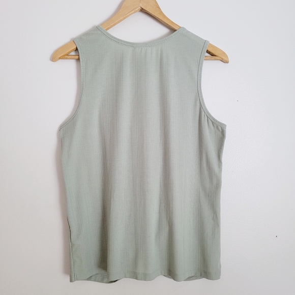 Shambhala | Mint Twist Front Knot Tank Top - Picture 8 of 11